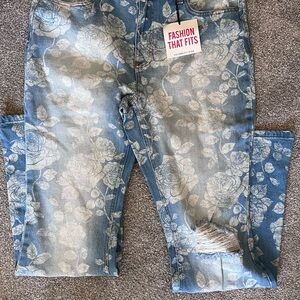 Celebrity Pink Blue acid washed flare Jeans